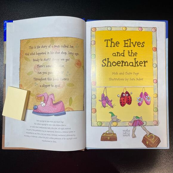 2006 “The Elves and the Shoemaker” by Nick and Claire Page (Hardcover) - Picture 5 of 9